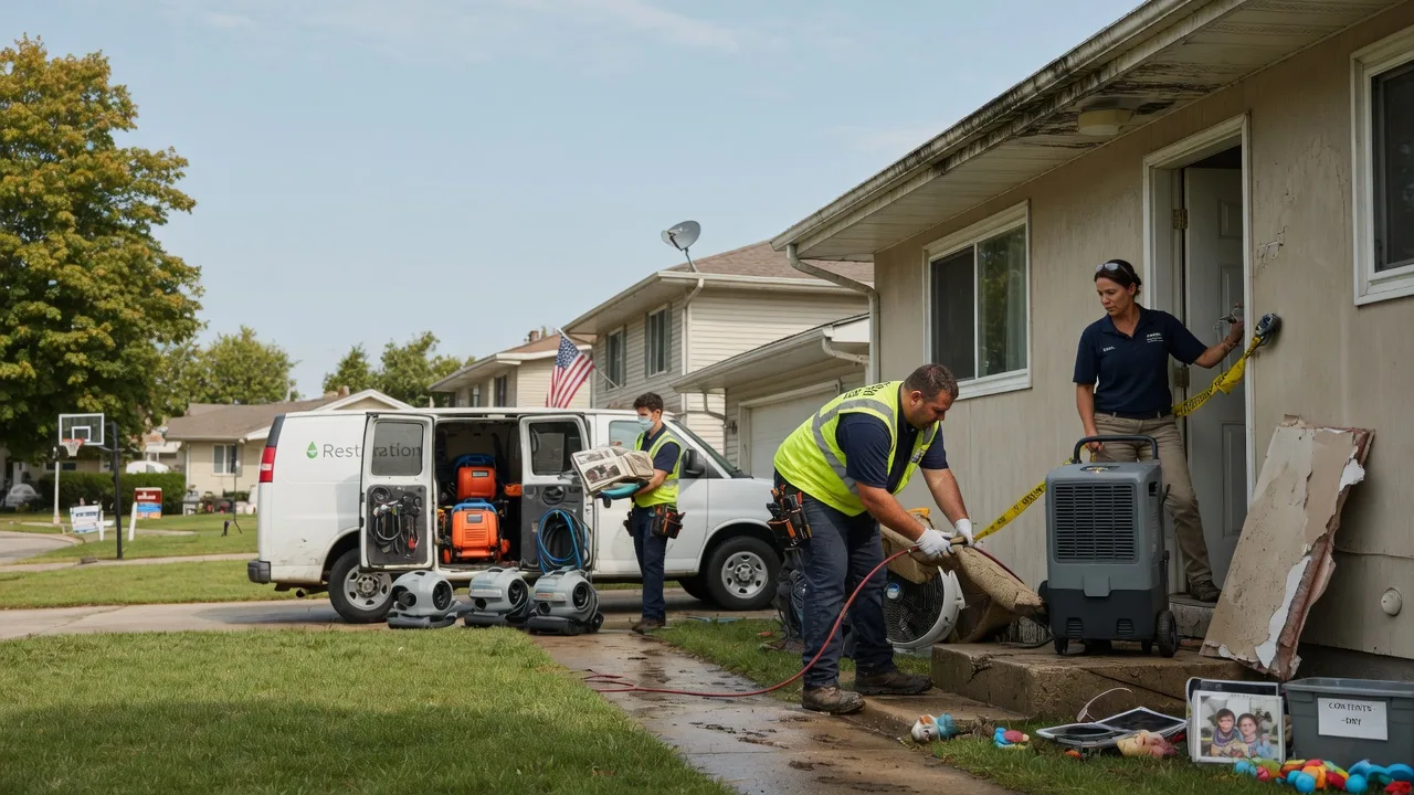 Water Damage Restoration in Bourbonnais, IL near me